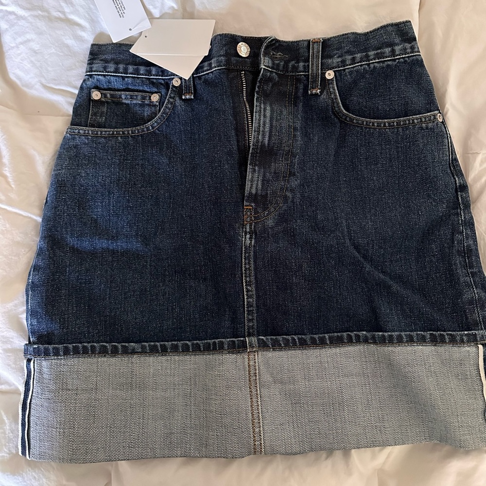 Helmut Lang Jean skirt
